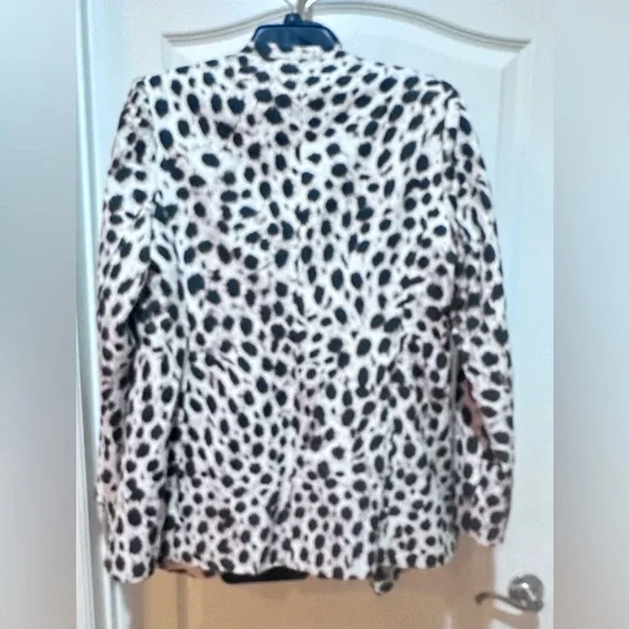 JOE’s Stylish Black and brown Leopard Print Women's Blazer size L - Picture 2 of 3